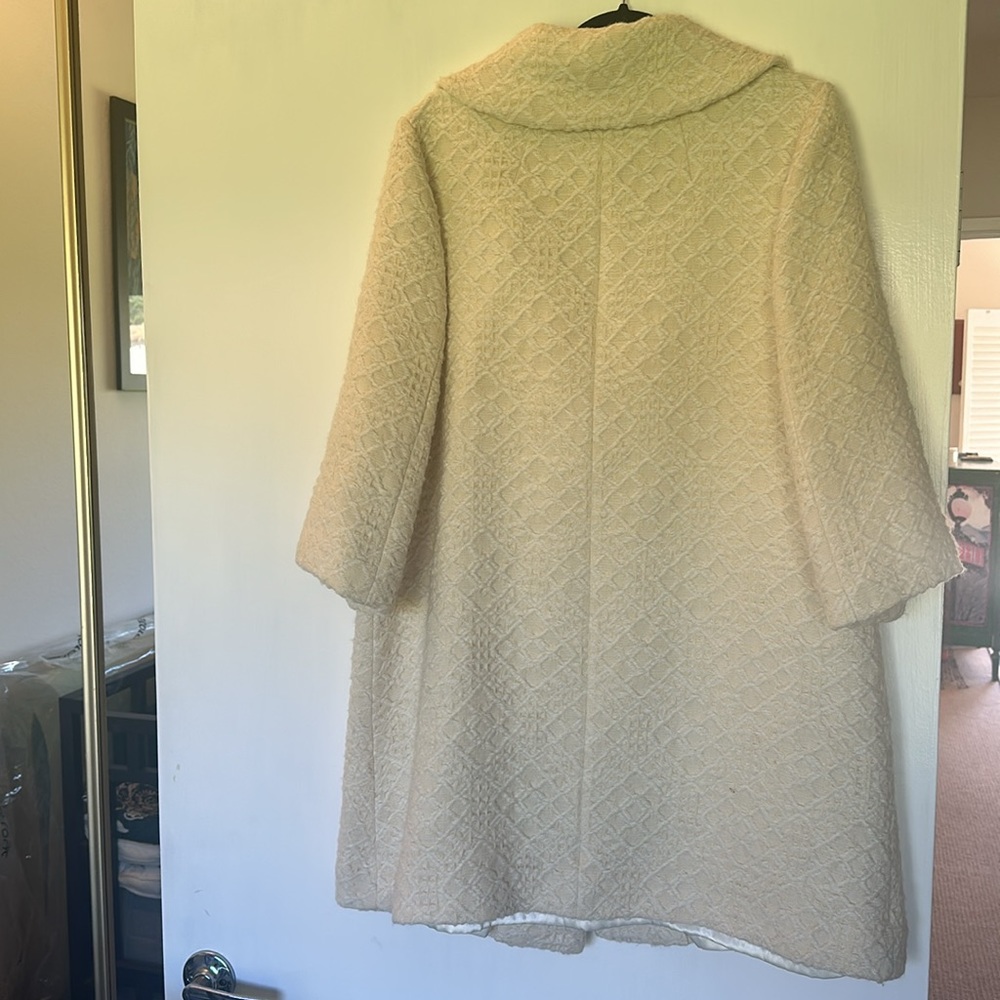 Classiques Entier Cream Wool, One Button Jacket W… - image 5